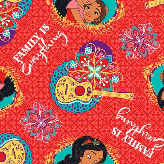 Disney® Red Family Is Everything Quilting Cotton Fabric